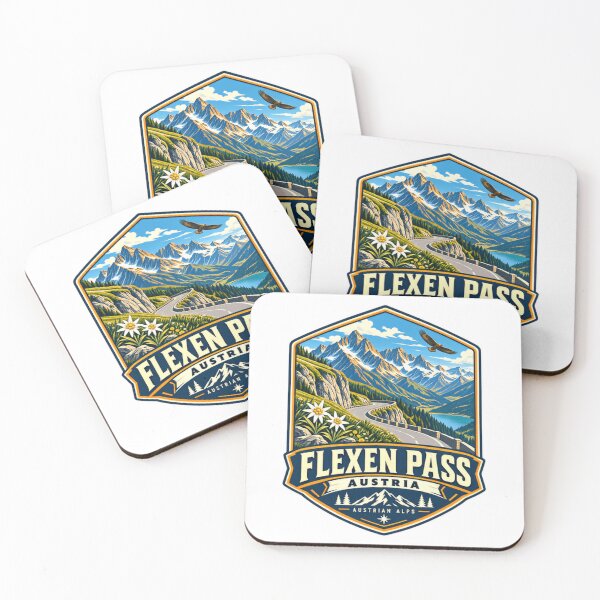 Item preview, Flexen Pass Austria Austrian Alps Mountain Travel Road Trip designed and sold by Simsimah26Parks.