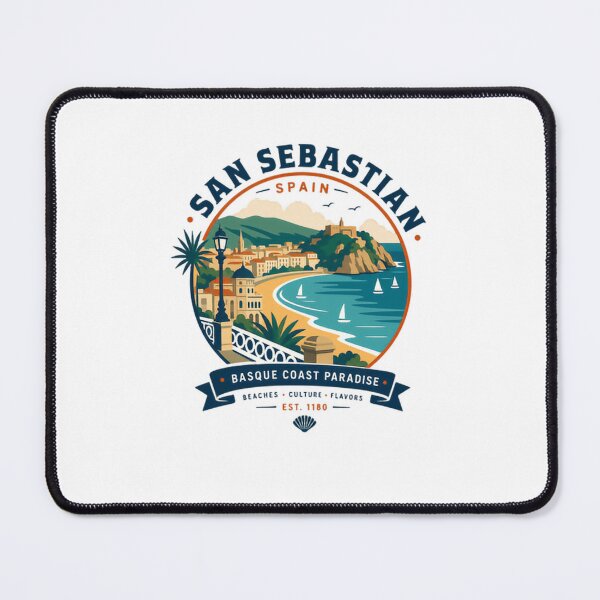 Item preview, San Sebastian Spain Basque Coast Paradise Beaches Culture Flavors Est 1180 Travel Vacation Souvenir designed and sold by Star3NowForMe.