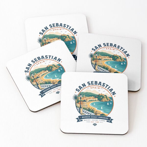 Item preview, San Sebastian Spain Basque Coast Paradise Beaches Culture Flavors Est 1180 Travel Vacation Souvenir designed and sold by Star3NowForMe.