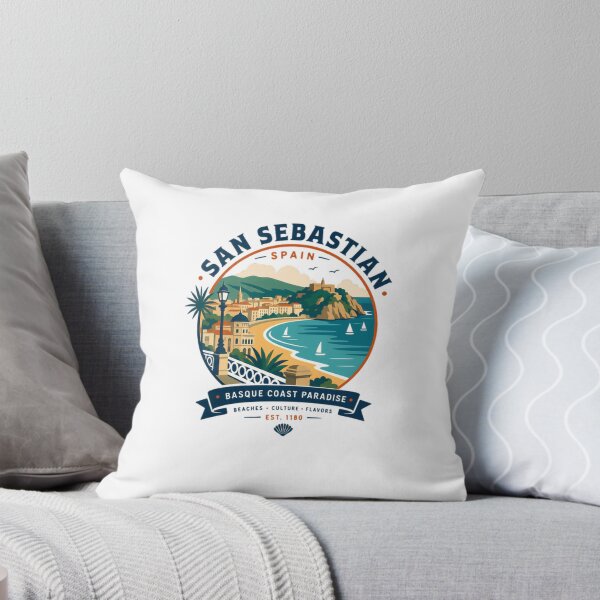 Item preview, San Sebastian Spain Basque Coast Paradise Beaches Culture Flavors Est 1180 Travel Vacation Souvenir designed and sold by Star3NowForMe.
