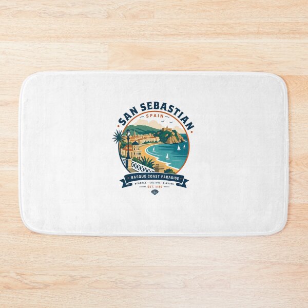 Item preview, San Sebastian Spain Basque Coast Paradise Beaches Culture Flavors Est 1180 Travel Vacation Souvenir designed and sold by Star3NowForMe.