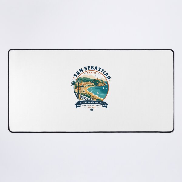 Item preview, San Sebastian Spain Basque Coast Paradise Beaches Culture Flavors Est 1180 Travel Vacation Souvenir designed and sold by Star3NowForMe.