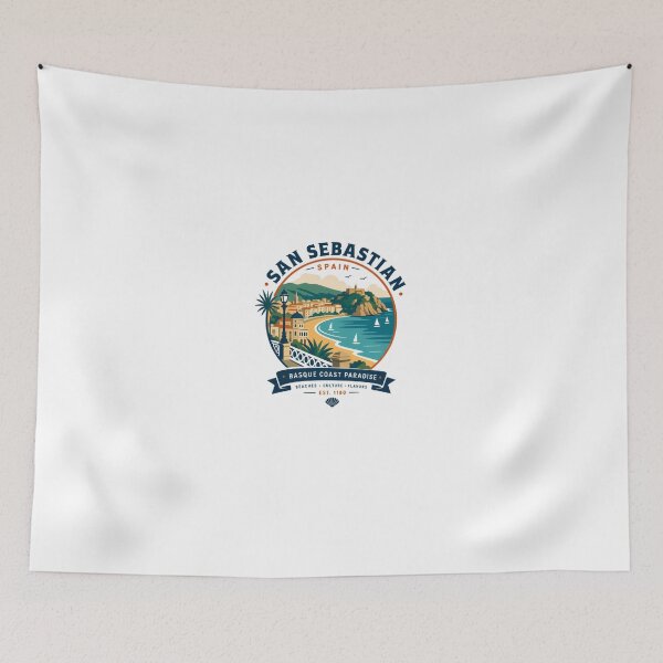 Item preview, San Sebastian Spain Basque Coast Paradise Beaches Culture Flavors Est 1180 Travel Vacation Souvenir designed and sold by Star3NowForMe.