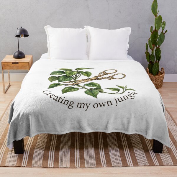 Item preview, Creating My Own Jungle Botanical Scissors Vintage Houseplant Art designed and sold by WorldShop17.