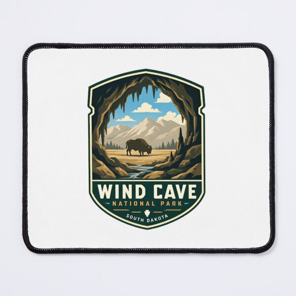 Item preview, Wind Cave National Park South Dakota Travel Nature Souvenir designed and sold by Simsimah26Parks.