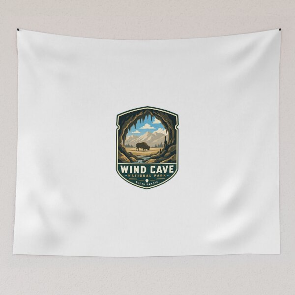 Item preview, Wind Cave National Park South Dakota Travel Nature Souvenir designed and sold by Simsimah26Parks.