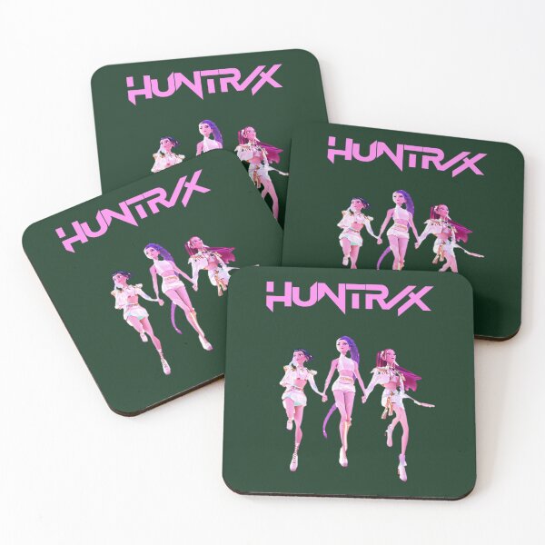 Item preview, Huntrix Kpop Demon Hunters Movie Poster Kpdh Saja Boys Huntrx Rumi Mira Zoey designed and sold by ScentBackInTime.