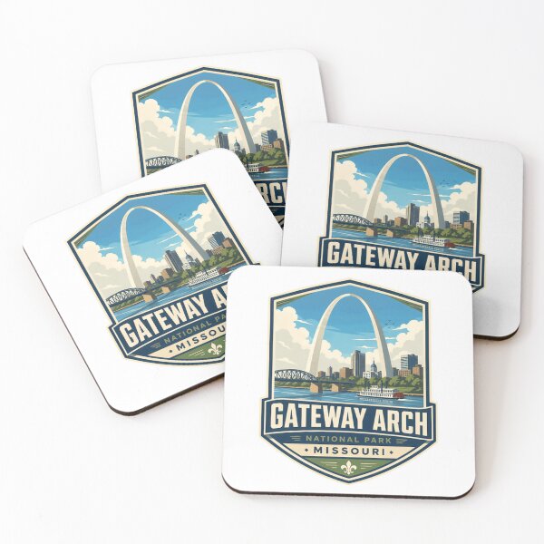Item preview, Gateway Arch National Park Missouri St Louis Travel Landmark Souvenir designed and sold by Simsimah26Parks.
