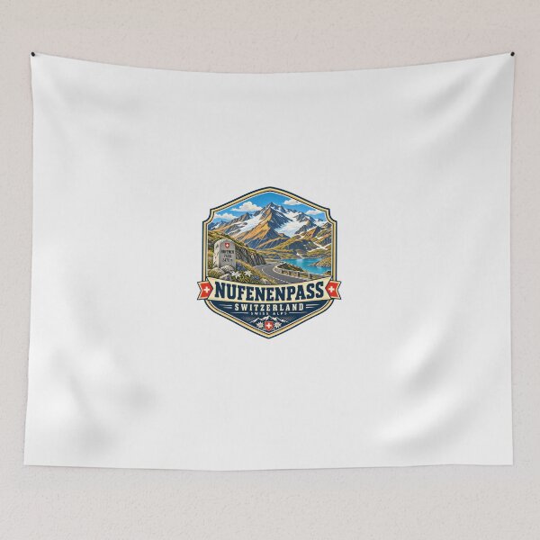 Item preview, Nufenenpass Switzerland Swiss Alps Mountain Pass Travel Souvenir designed and sold by Star3NowForMe.