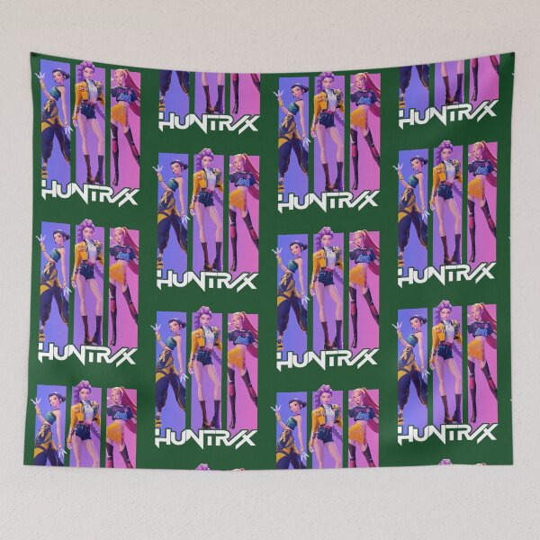 Item preview, Huntrx Neon Slay  Trio Power Poster designed and sold by ScentBackInTime.