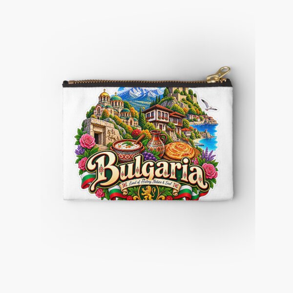 Item preview, Bulgaria Travel Sticker | Sofia Monastery Lion Emblem Rose & Folk Art designed and sold by alexcorporation.