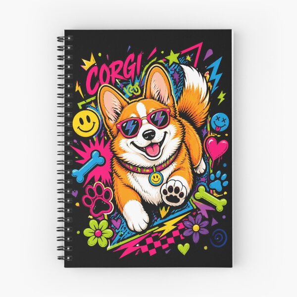Item preview, Psychedelic Neon Cool Corgi Dog Pop Art designed and sold by Skyrocketz.