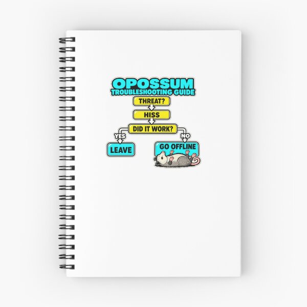 Item preview, Opossum Hiss or Go Offline Guide designed and sold by elderberry.