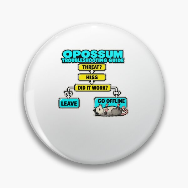 Item preview, Opossum Hiss or Go Offline Guide designed and sold by elderberry.