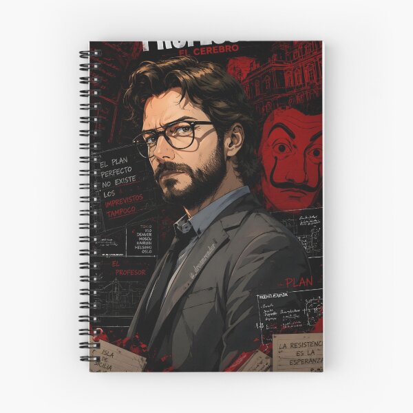 Item preview, Money Heist The Professor El Cerebro Poster designed and sold by CrazyRedBubble1.