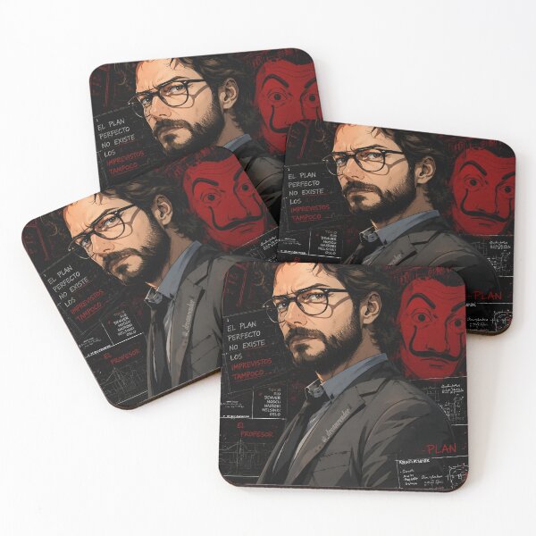 Item preview, Money Heist The Professor El Cerebro Poster designed and sold by CrazyRedBubble1.