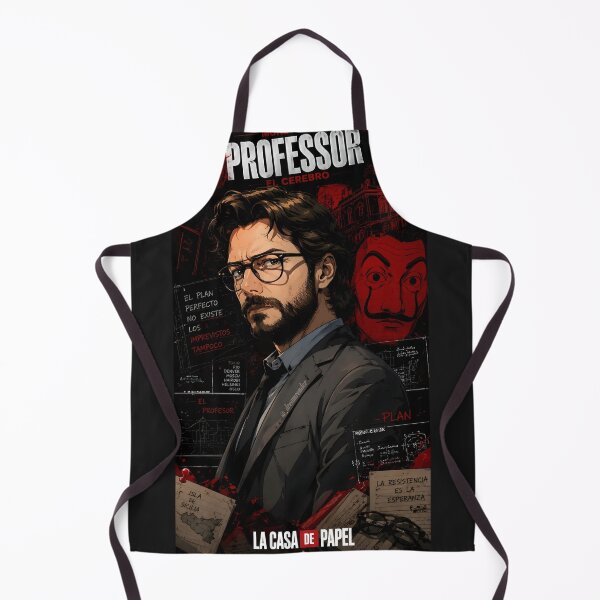 Item preview, La casa de dinero El profesor El Cerebro Póster designed and sold by CrazyRedBubble1.