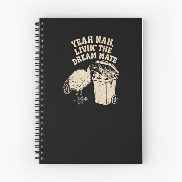 Item preview, Yeah Nah Livin The Dream Mate Funny Bin Chicken Ibis Bird Aussie Slag designed and sold by Yellowriversss.