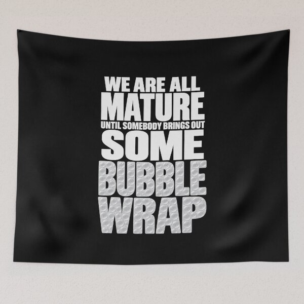 Item preview, Funny Bubble Wrap Maturity Humor Art designed and sold by elderberry.