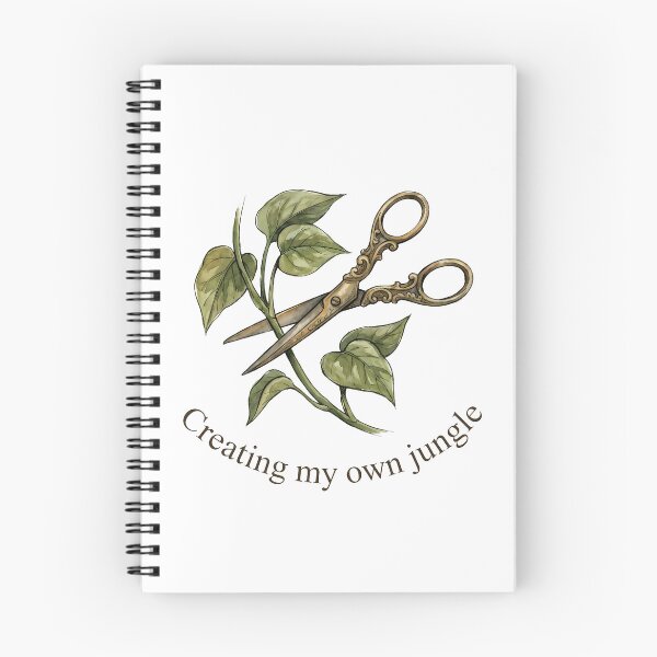 Item preview, Creating My Own Jungle Botanical Scissors Vintage Houseplant Art designed and sold by WorldShop17.