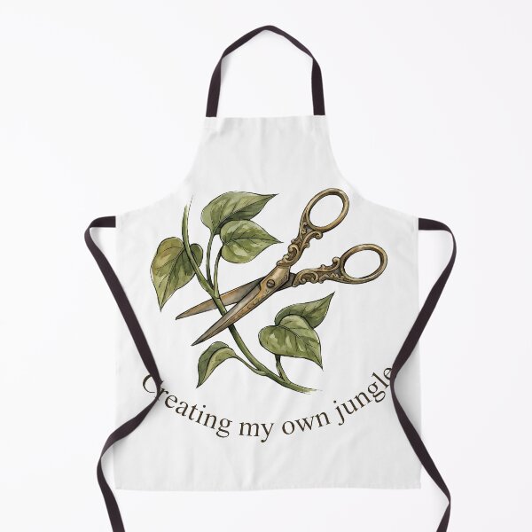 Item preview, Creating My Own Jungle Botanical Scissors Vintage Houseplant Art designed and sold by WorldShop17.