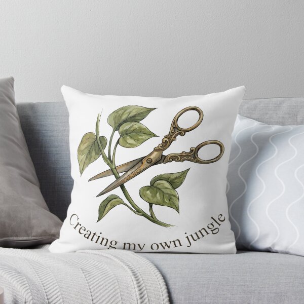 Item preview, Creating My Own Jungle Botanical Scissors Vintage Houseplant Art designed and sold by WorldShop17.