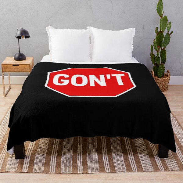 Item preview, GON'T Warning Sign Wordplay designed and sold by elderberry.