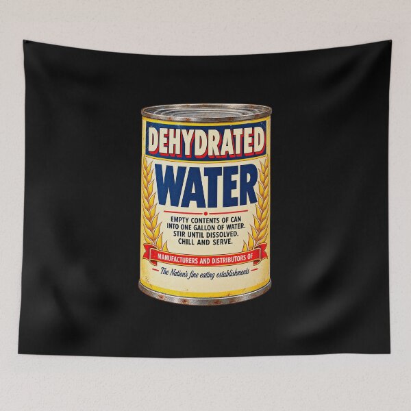 Item preview, Funny Dehydrated Can of Water Package Humor Art designed and sold by elderberry.