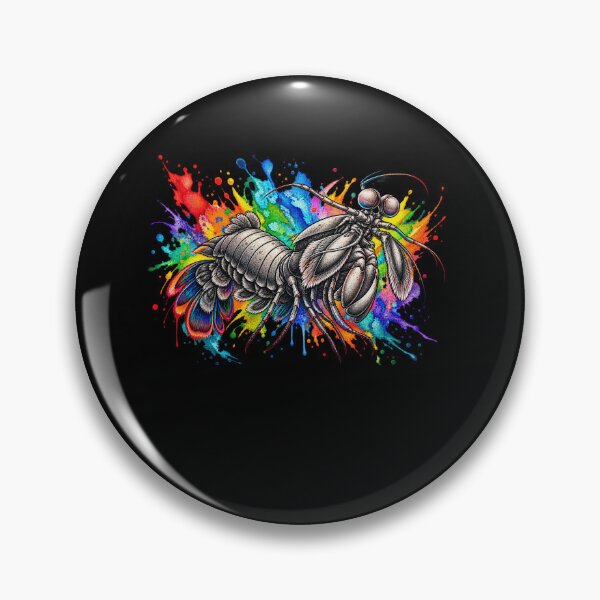 Item preview, Funny Rainbow Mantis Shrimp Art designed and sold by elderberry.