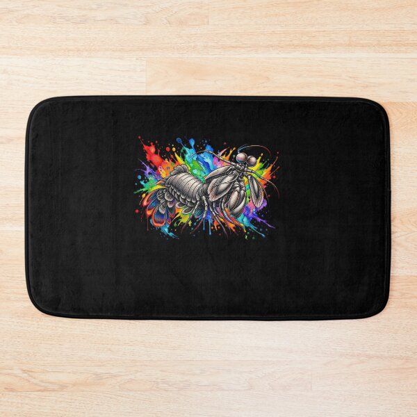 Item preview, Funny Rainbow Mantis Shrimp Art designed and sold by elderberry.