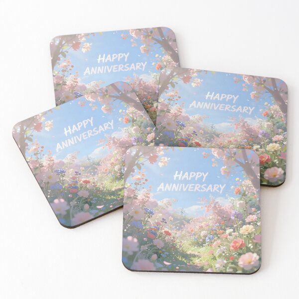 Item preview, Happy Anniversary – Romantic Spring Garden Love designed and sold by Nomad-Maynard.