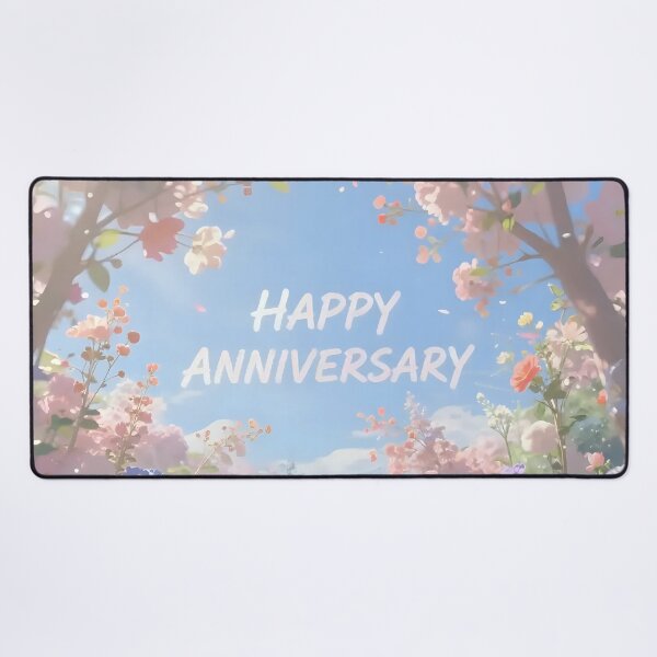 Item preview, Happy Anniversary – Romantic Spring Garden Love designed and sold by Nomad-Maynard.