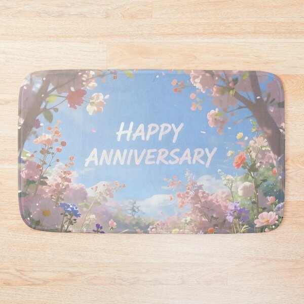 Item preview, Happy Anniversary – Romantic Spring Garden Love designed and sold by Nomad-Maynard.