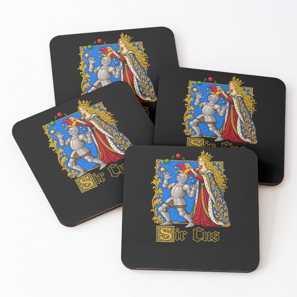 Item preview, Funny Medieval Knight Jester Sir Cus Circus Pun Art designed and sold by elderberry.