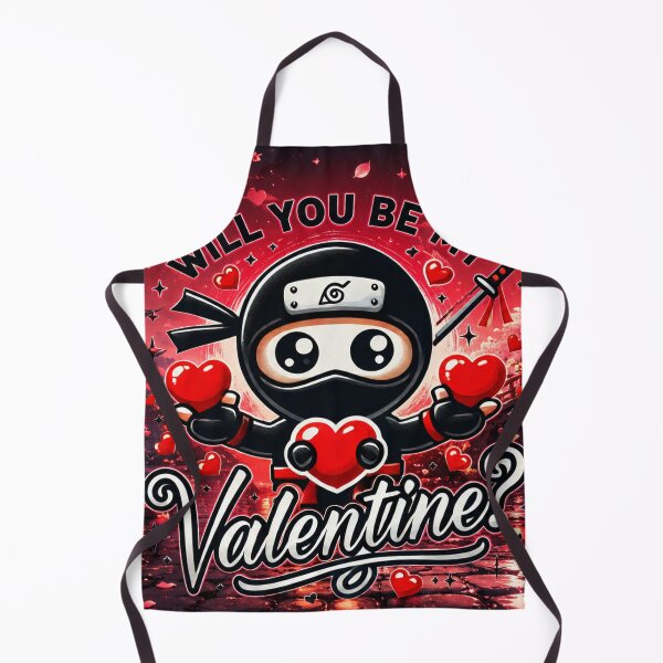 Item preview, Cute Ninja Valentine Japanese Love designed and sold by Fei Long Design Hub.