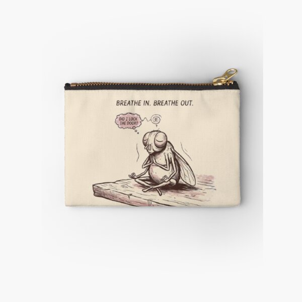 Item preview, Funny Overthinking Fly Meditation – Did I Lock the Door? designed and sold by InnerwayStudio.