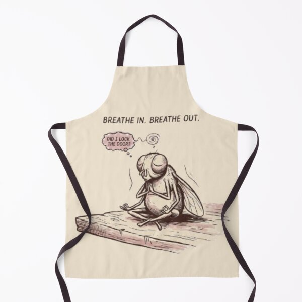 Item preview, Funny Overthinking Fly Meditation – Did I Lock the Door? designed and sold by InnerwayStudio.