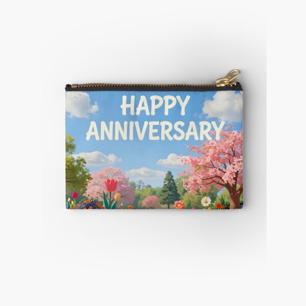 Item preview, Happy Anniversary – Romantic Spring Garden Love designed and sold by Nomad-Maynard.