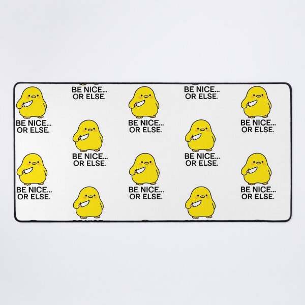 Item preview, Be Nice... Or Else  Cute Chick With Knife designed and sold by serah-pasc.