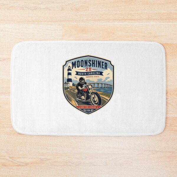 Item preview, Moonshiner 28 North Carolina Tarheel State Ride The Legend USA Biker Motorcycle Rider designed and sold by Star3NowForMe.