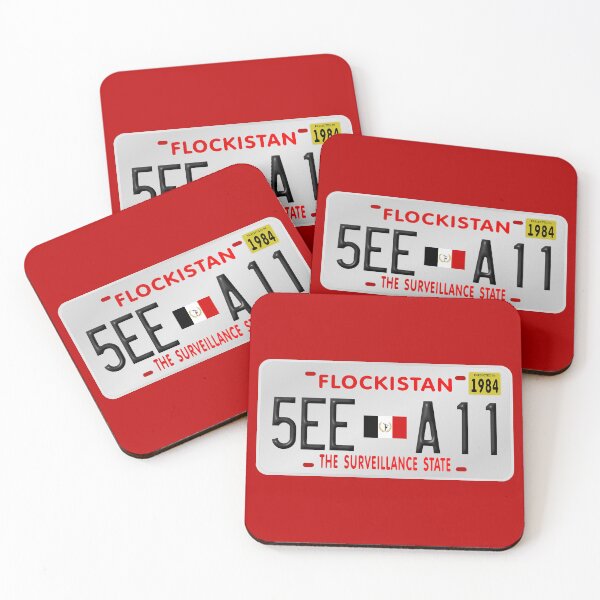 Item preview, Flockistan License Plate: 5EE A11 designed and sold by Karate Octopus.