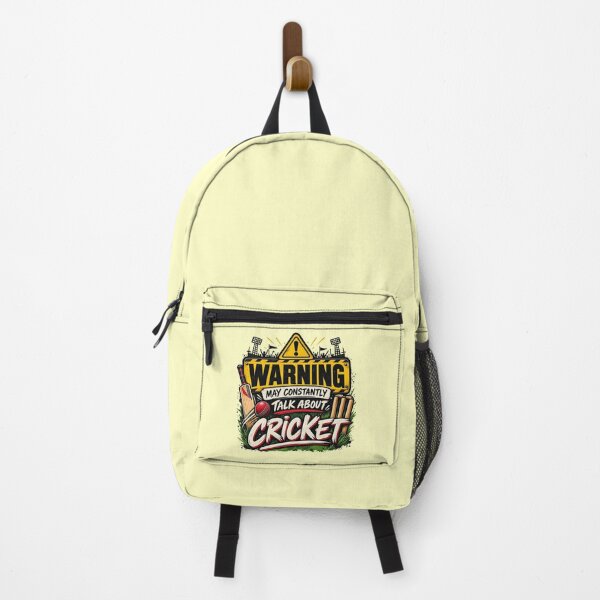 Item preview, Funny Cricket Warning Sign designed and sold by MADINKSHOP.