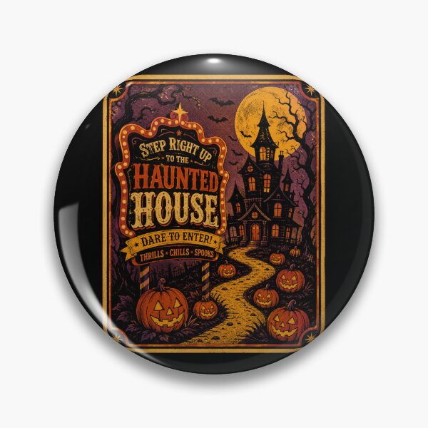 Item preview, Vintage Haunted House Retro Halloween Poster Design designed and sold by Fanverse Merchandise.