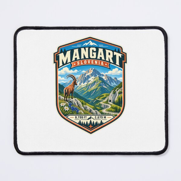 Item preview, Mangart Slovenia Mountain Peak Hiking Travel Adventurer designed and sold by Star3NowForMe.