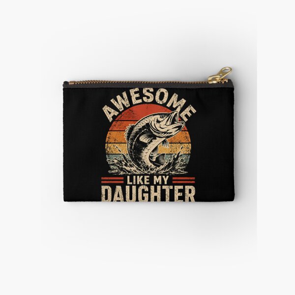 Item preview, Awesome Like My Daughter Fishing Dad Fisherman Angler Bass designed and sold by HumansStuck12.