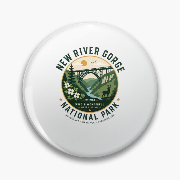 Item preview, New River Gorge National Park West Virginia Travel Souvenir designed and sold by Star3NowForMe.