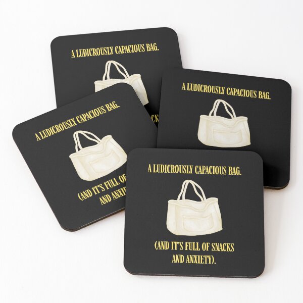 Item preview, Ludicrously Capacious Bag Snacks Anxiety Parody designed and sold by Mircea786.