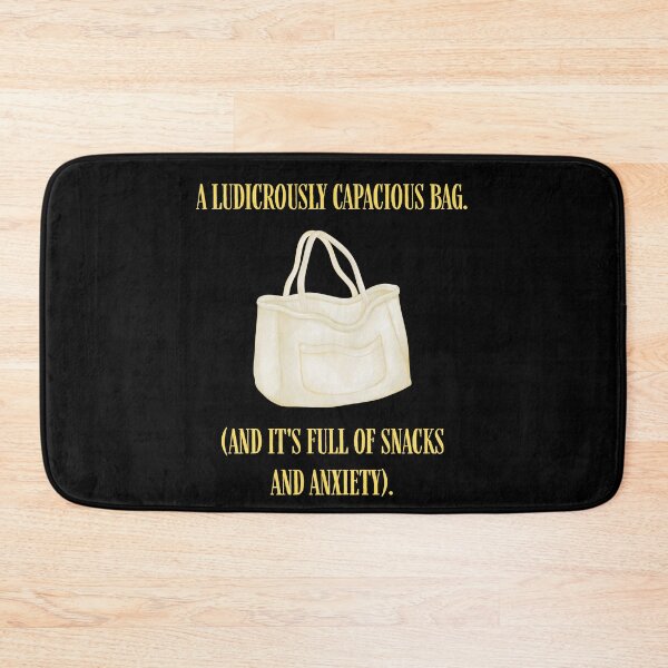Item preview, Ludicrously Capacious Bag Snacks Anxiety Parody designed and sold by Mircea786.