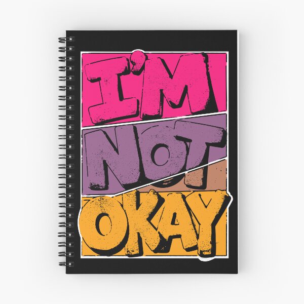 Item preview, I'm Not Okay Colorful Pop Art Retro Comic Quote designed and sold by snewen.