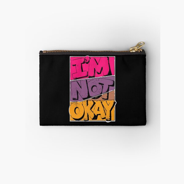 Item preview, I'm Not Okay Colorful Pop Art Retro Comic Quote designed and sold by snewen.